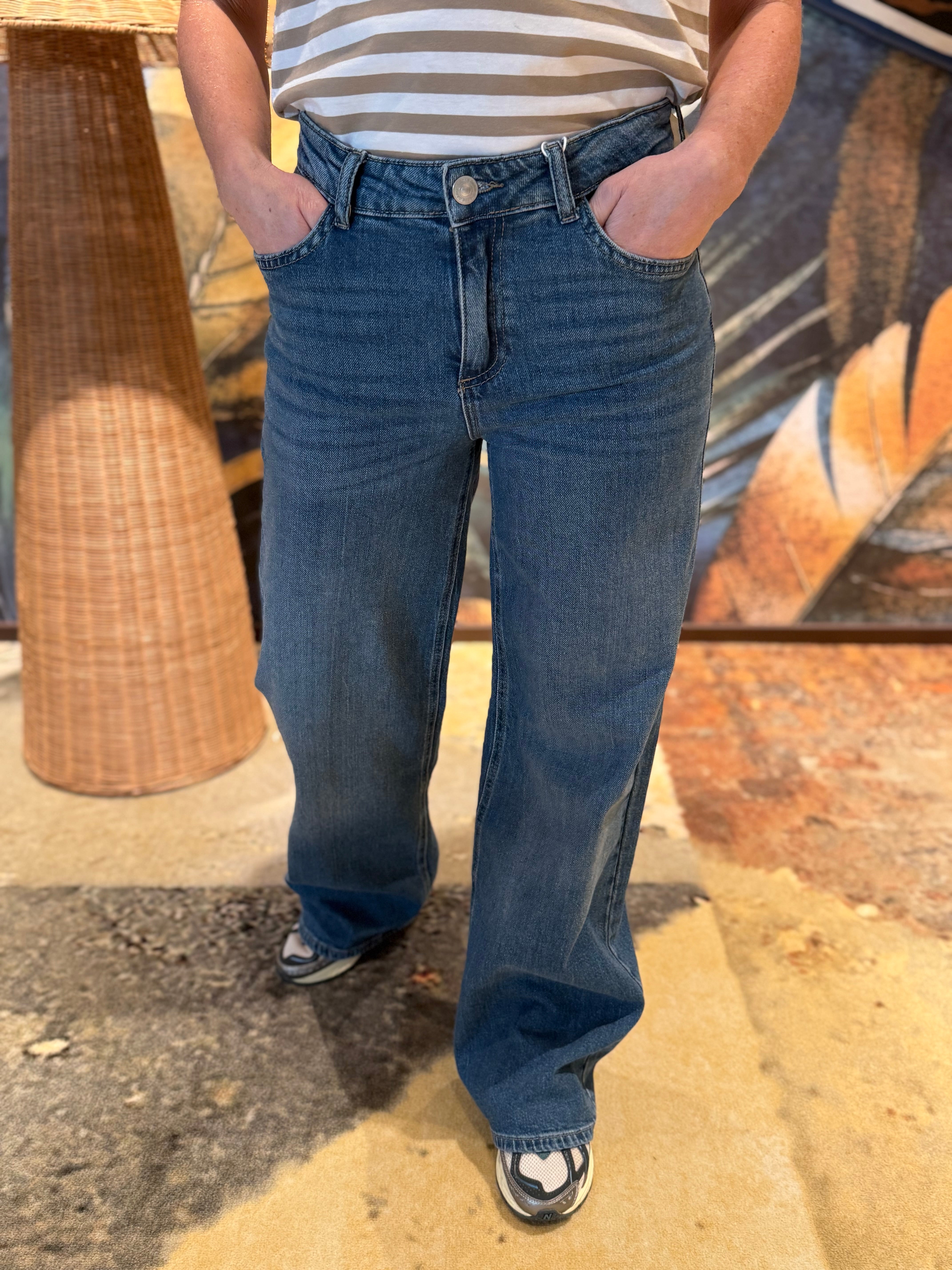PCSILKE Jeans - Medium Blue Denim